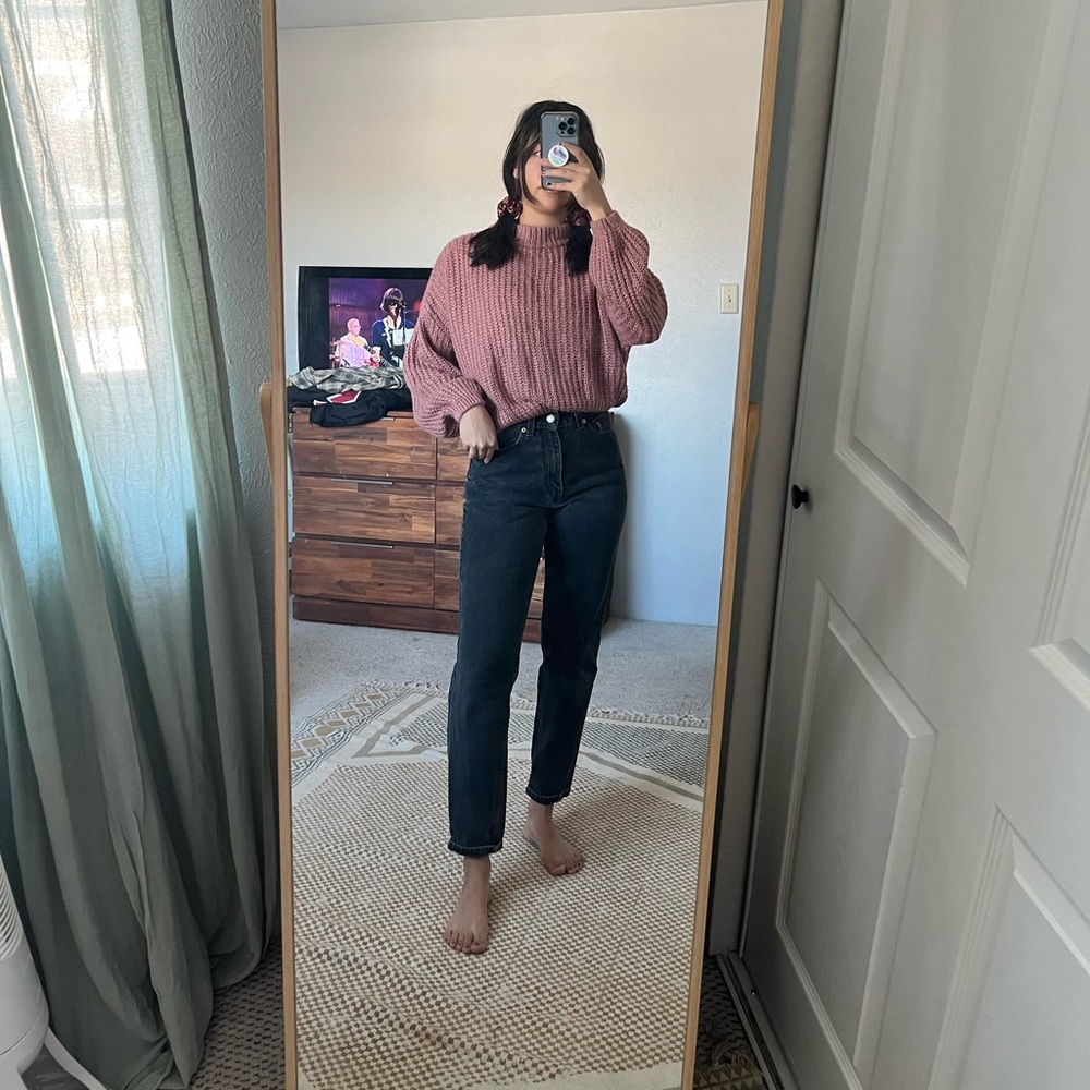 Chunky Pink Sweater